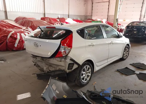 2014 Hyundai Accent Gs z USA, uszkodzony, nr VIN KMHCT5AEXEU167571